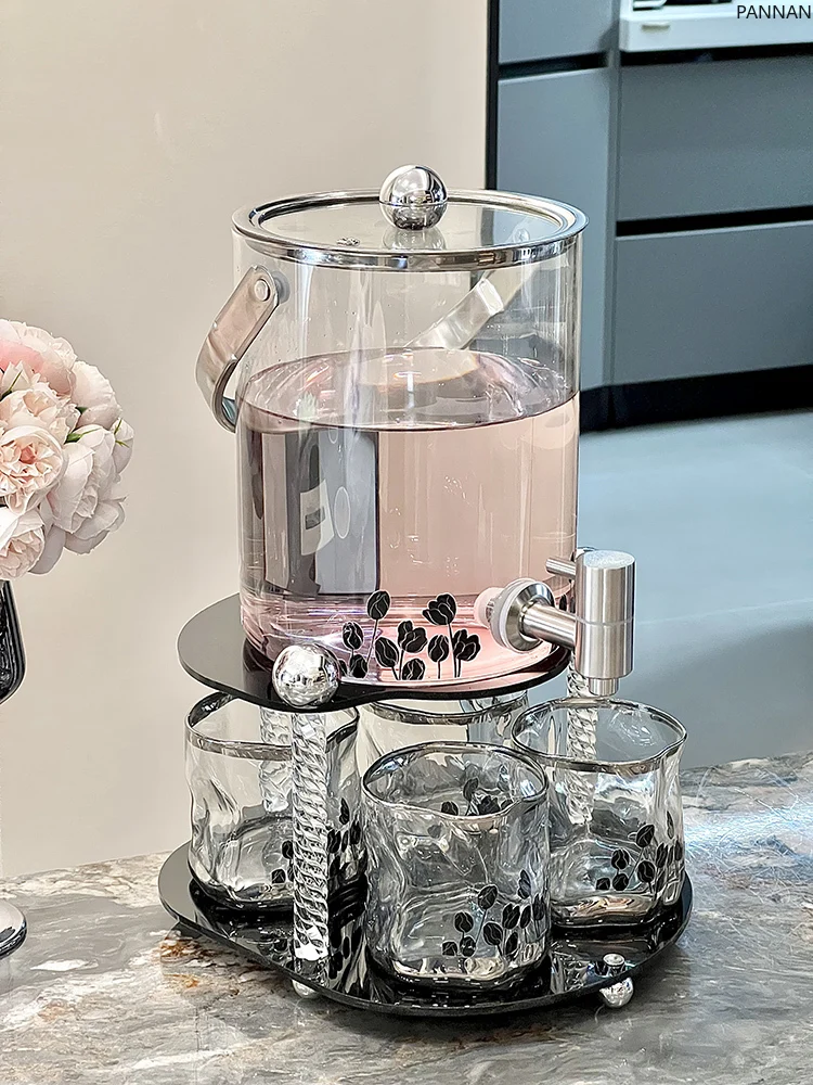 Glass Premium Kettle Set Large Capacity Household Kettle with Faucet Fruit Tea Cola Beverage Bucket
Glass Premium Kettle Set Large Capacity Household Kettle with Faucet Fruit Tea Cola Beverage Bucket