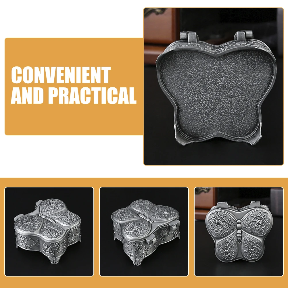 Stylish Vintage Jewelry Box Butterfly Shape Elegant Storage Case For Earrings And Small Treasures
Stylish Vintage Jewelry Box Butterfly Shape Elegant Storage Case For Earrings And Small Treasures
