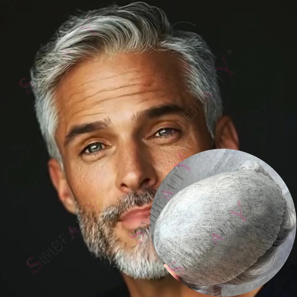 Natural Hairline Men's Toupee 1B80 Grey Ash Brown Silky Straight/Wave Full PU Thin Skin Durable Male Human Hair Wigs Prosthesis
Natural Hairline Men's Toupee 1B80 Grey Ash Brown Silky Straight/Wave Full PU Thin Skin Durable Male Human Hair Wigs Prosthesis