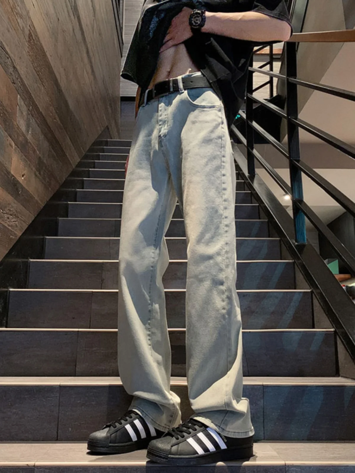 American Retro Soft Stretchy Loose Casual Jeans Men's Cleanfit Trendy Brand Couple's Slim Fit Long Pants Youth ular
American Retro Soft Stretchy Loose Casual Jeans Men's Cleanfit Trendy Brand Couple's Slim Fit Long Pants Youth ular