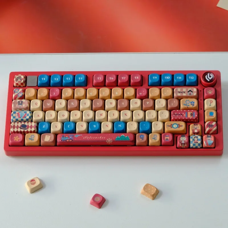 Nutcracker Keycaps Set Customized PBT Sublimation MOA Profile Keyboard Caps for Non Mechanical Keyboard Accessories Gifts
Nutcracker Keycaps Set Customized PBT Sublimation MOA Profile Keyboard Caps for Non Mechanical Keyboard Accessories Gifts