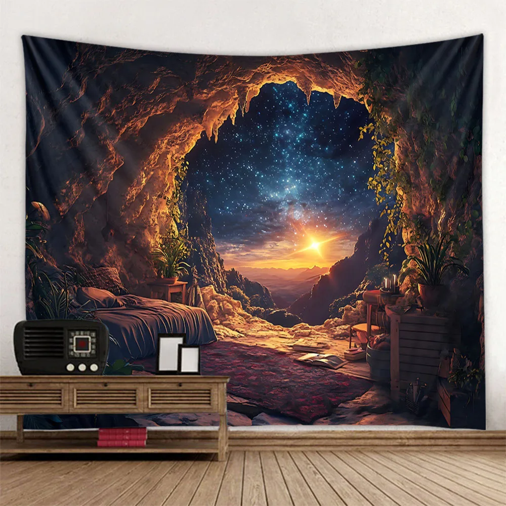 Aesthetic tapestry Bohemian hippie starry sky sea view home art decoration blanket living room background wall hanging cloth
Aesthetic tapestry Bohemian hippie starry sky sea view home art decoration blanket living room background wall hanging cloth
