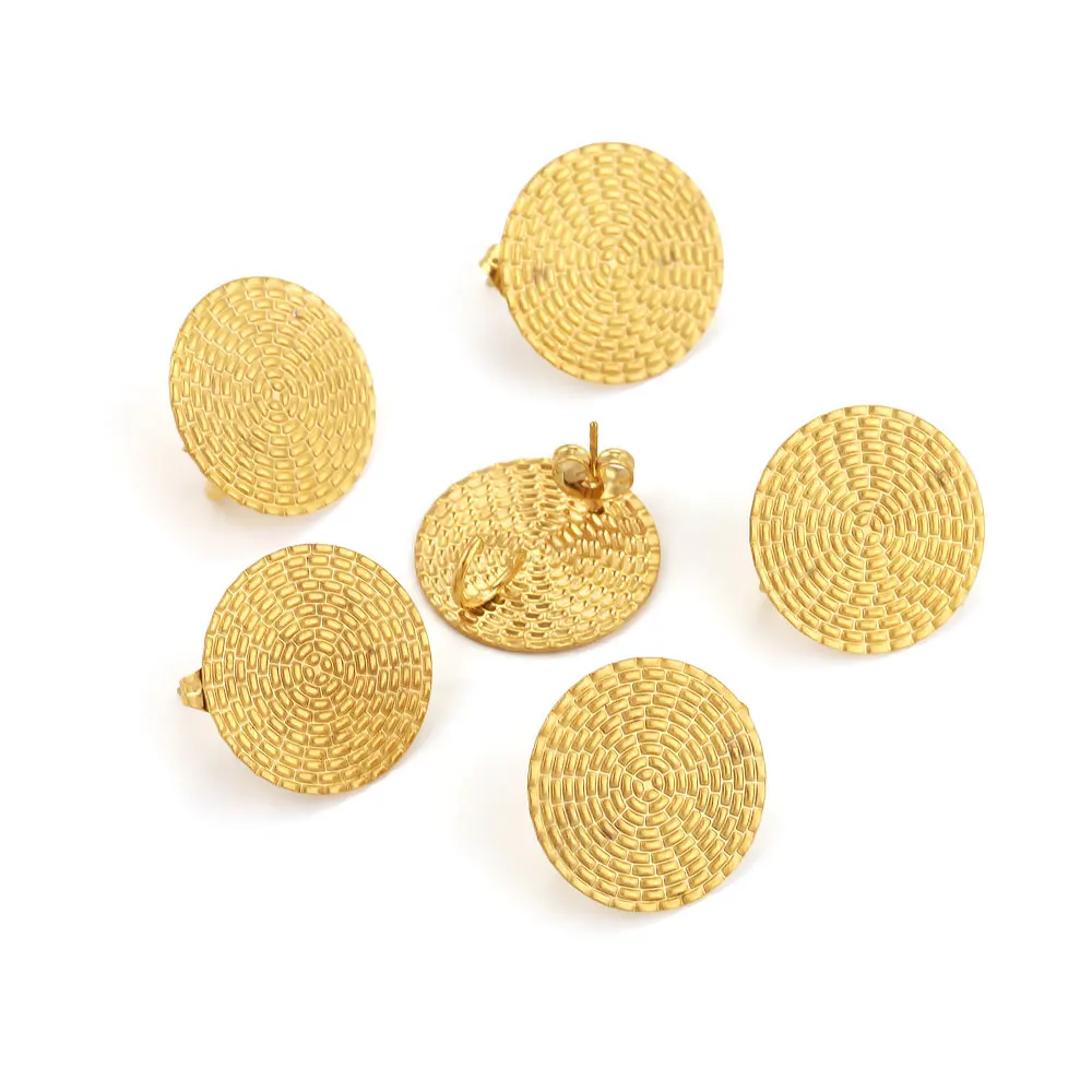 10pcs Stainless Steel Earrings Bohemian Round Earring Post Stoppe DIY Earrings Jewelry Making Earring Base Connectors Findings
10pcs Stainless Steel Earrings Bohemian Round Earring Post Stoppe DIY Earrings Jewelry Making Earring Base Connectors Findings