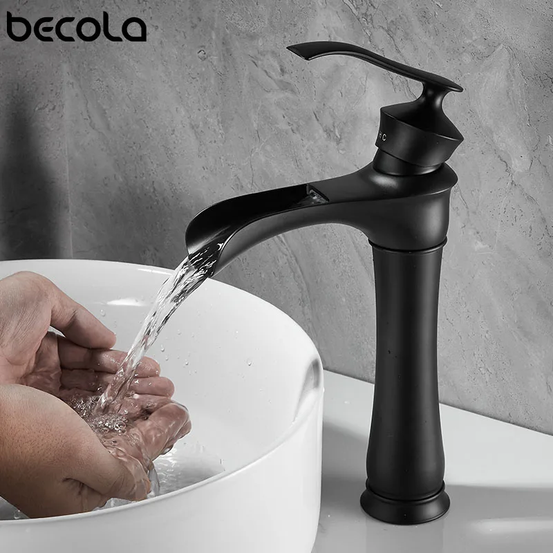 Смесители для раковины Becola для ванной комнаты, высокие/короткие смесители для раковины, черная раковина, смеситель для холодной и горячей воды с одной ручкой 2018A172
Смесители для раковины Becola для ванной комнаты, высокие/короткие смесители для раковины, черная раковина, смеситель для холодной и горячей воды с одной ручкой 2018A172