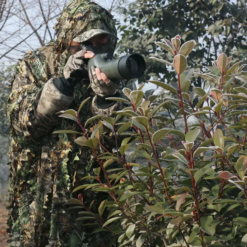 Camo 3D Leaf Hunting Poncho Camouflage Clothing Camping Birdwatching Hunting Photography CS Woodland Outdoor Ghillie Suit Sniper
Camo 3D Leaf Hunting Poncho Camouflage Clothing Camping Birdwatching Hunting Photography CS Woodland Outdoor Ghillie Suit Sniper