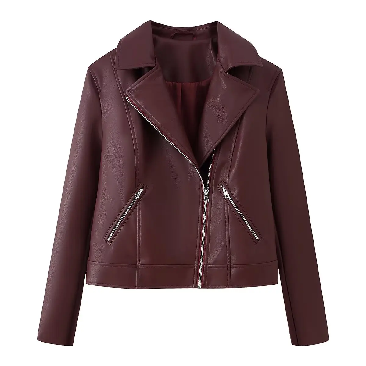 WOMEN 2026 Summer New Fashion Lapel Cropped jacket coat Retro Long Sleeve Zipper Pocket Casual Female Outerwear Chic Overshirt
WOMEN 2026 Summer New Fashion Lapel Cropped jacket coat Retro Long Sleeve Zipper Pocket Casual Female Outerwear Chic Overshirt