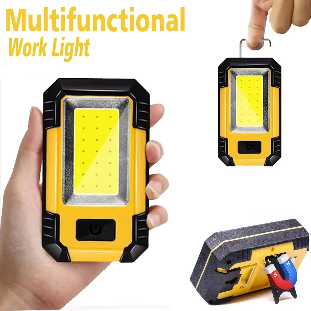 4000MaH Rechargeable Work Light Super Bright COB Flashlight With Magnetic/Hook Portable Camping Lantern For Outdoor Emergency
4000MaH Rechargeable Work Light Super Bright COB Flashlight With Magnetic/Hook Portable Camping Lantern For Outdoor Emergency
