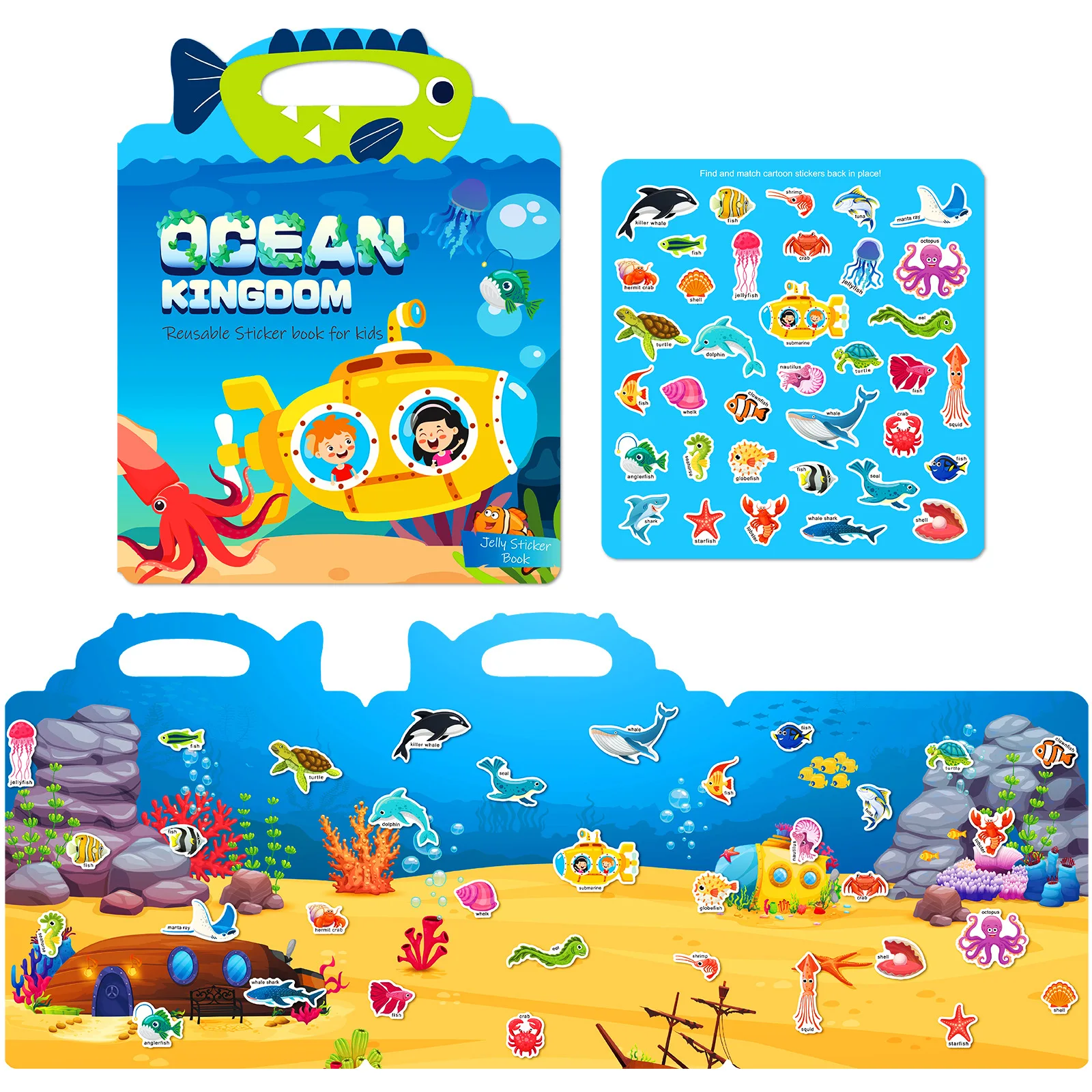 Bview Art Tactile Learning Activity Book Reusable Stickers No-Mess Interactive Play for Early Childhood Development
Bview Art Tactile Learning Activity Book Reusable Stickers No-Mess Interactive Play for Early Childhood Development