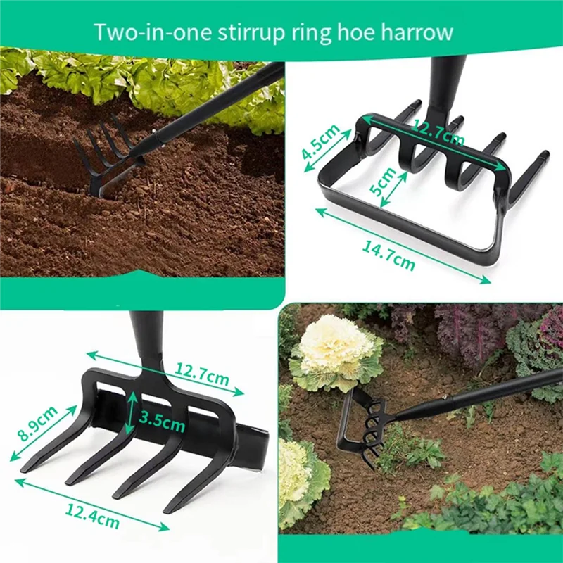 ABMR-Garden Hoe- 62 Inch Long Stirrup Hoe Garden Tools Cultivator For Weeding, Heavy Duty Garden Hoe With Adjustable Handle
ABMR-Garden Hoe- 62 Inch Long Stirrup Hoe Garden Tools Cultivator For Weeding, Heavy Duty Garden Hoe With Adjustable Handle