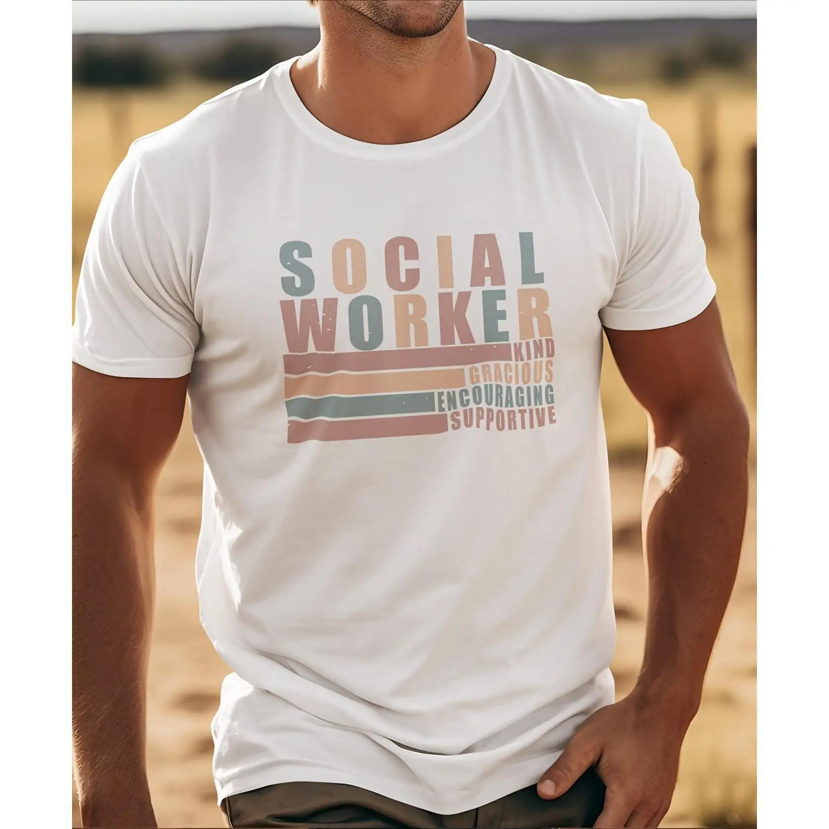 Social Worker T-Shirt, Kind Gracious Encouraging Supportive Graphic Tee, Appreciation Gift for Social Worker Professionals
Social Worker T-Shirt, Kind Gracious Encouraging Supportive Graphic Tee, Appreciation Gift for Social Worker Professionals