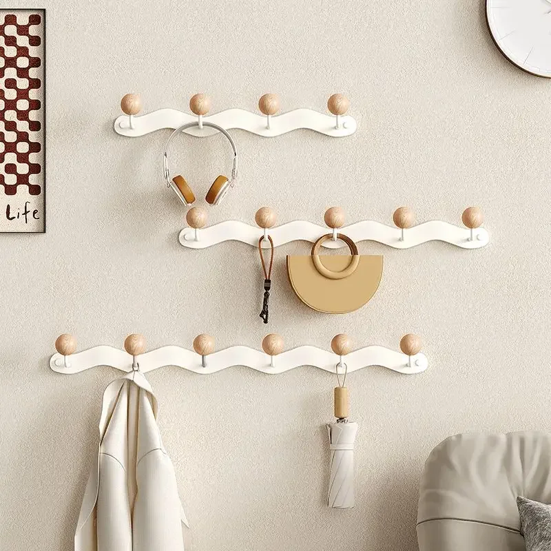 Fashion Grey Round Wood Ball Clothes Hanger Bedroom Bathroom Kitchen Multifunctional Hooks Entrance Door Wardrobe Storage Rack
Fashion Grey Round Wood Ball Clothes Hanger Bedroom Bathroom Kitchen Multifunctional Hooks Entrance Door Wardrobe Storage Rack