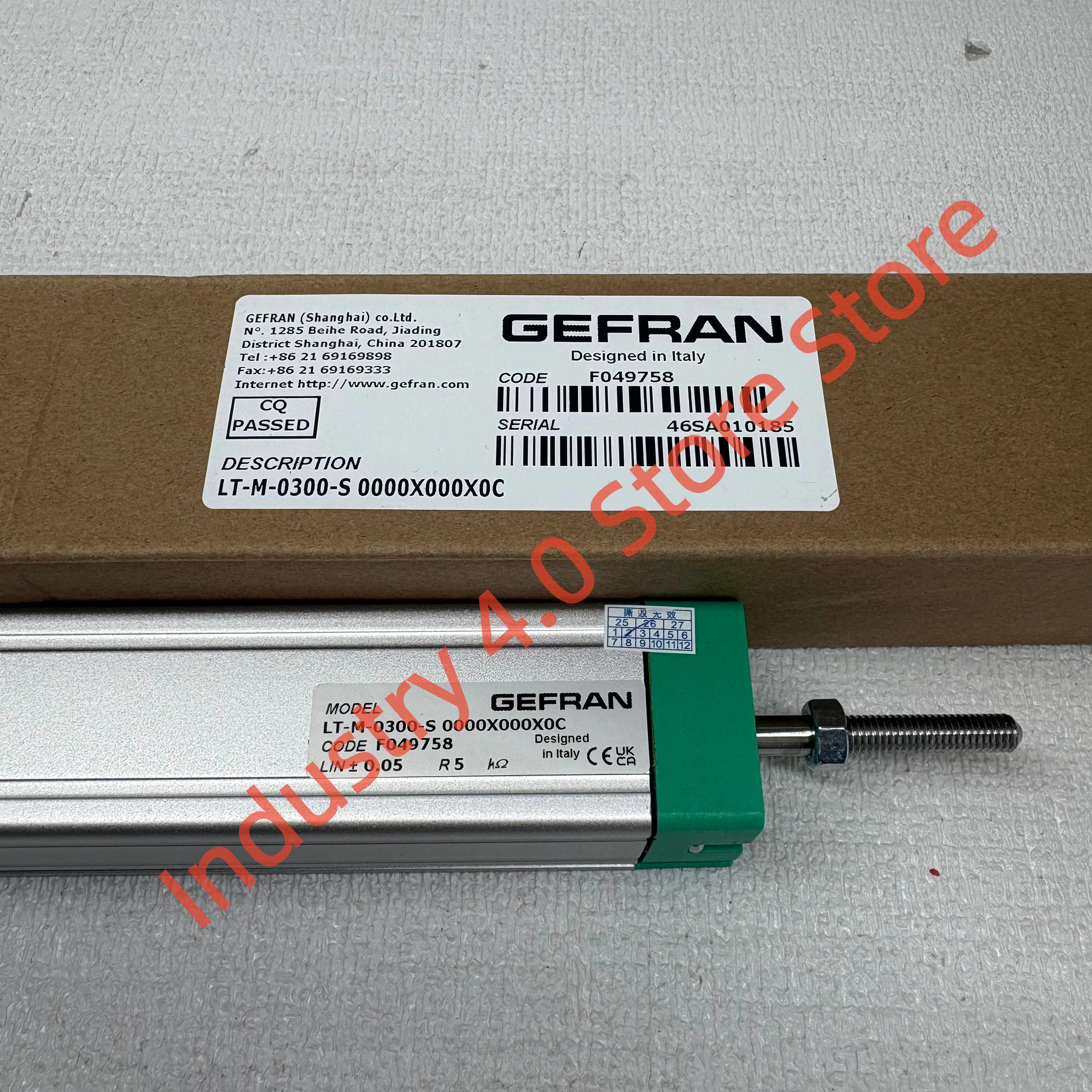 New LT-M-0300-S displacement pickup in box
New LT-M-0300-S displacement pickup in box