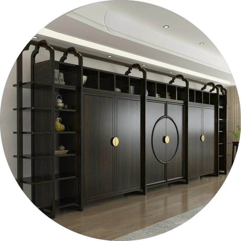 Customizable Modern Vintage Ebony Black Walnut Bookcase Wall Cabinet Combination
Customizable Modern Vintage Ebony Black Walnut Bookcase Wall Cabinet Combination