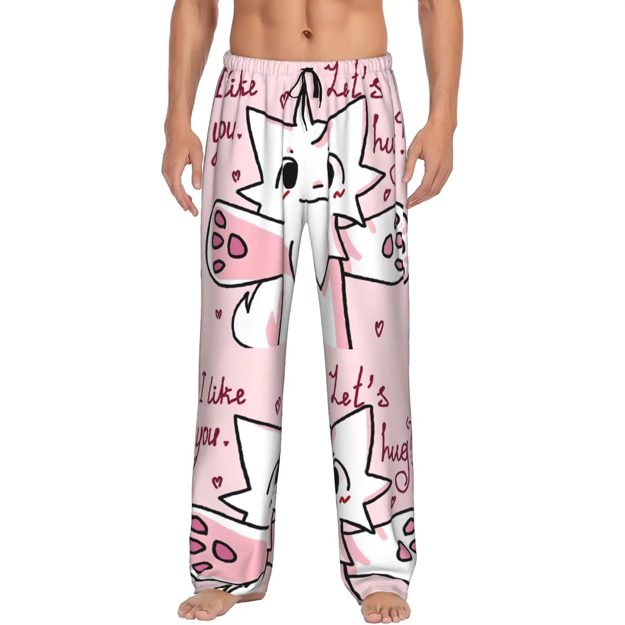 Custom Boykisser Silly Cat Pajama Pants Sleepwear Men's Elastic Waistband Cute Cartoon Sleep Lounge Bottoms with Pockets
Custom Boykisser Silly Cat Pajama Pants Sleepwear Men's Elastic Waistband Cute Cartoon Sleep Lounge Bottoms with Pockets