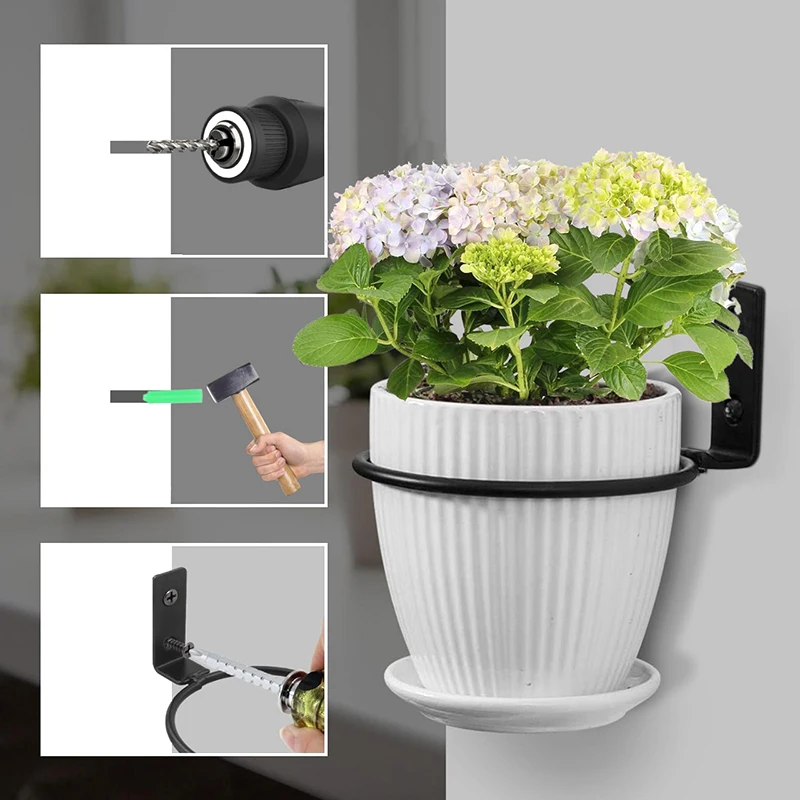 1pcs Metal Flowerpot Bracket Wall Hanging Plant Hanger Garden Decoration Accessories Plant Storage Tray Ring Frame
1pcs Metal Flowerpot Bracket Wall Hanging Plant Hanger Garden Decoration Accessories Plant Storage Tray Ring Frame