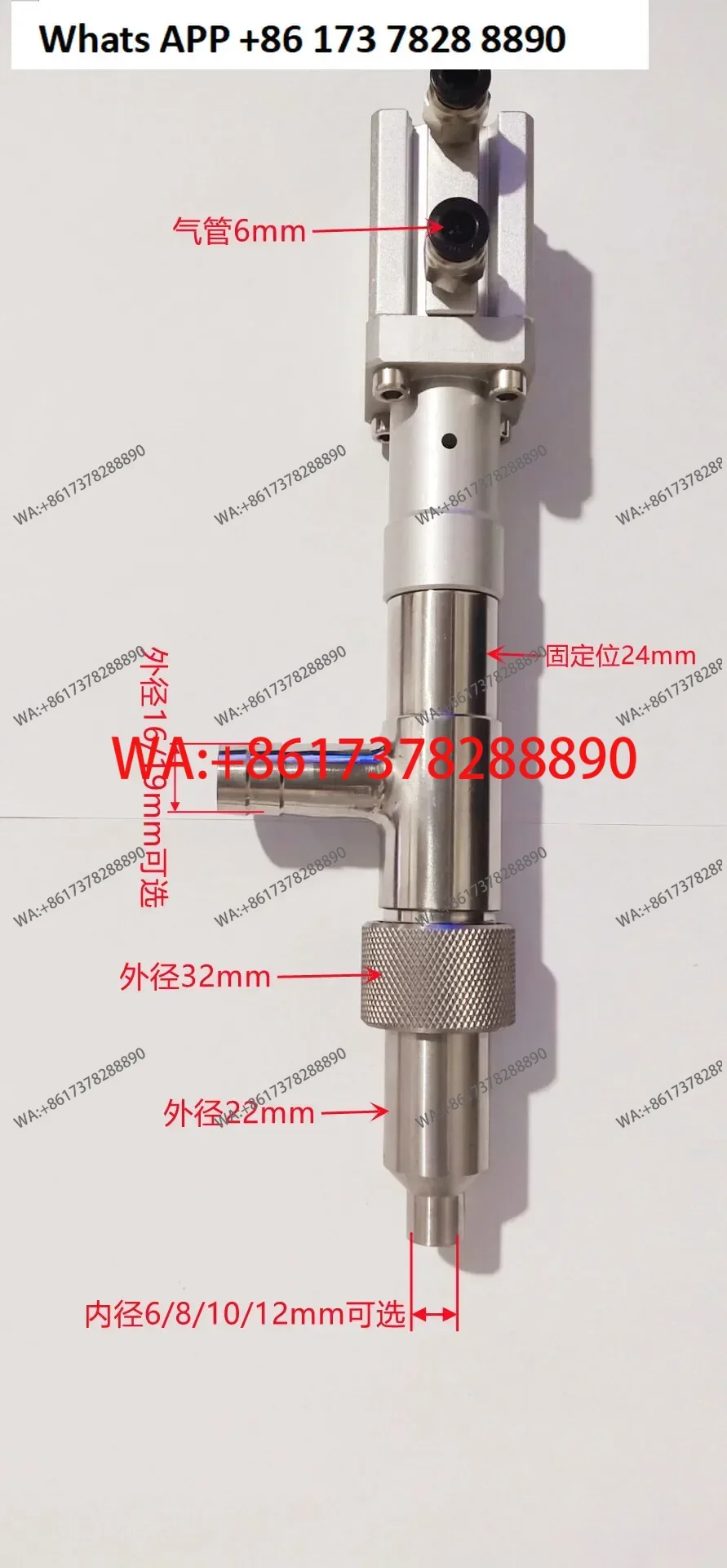 304 filling machine accessories, machine discharge nozzle, paste liquid filling head,
