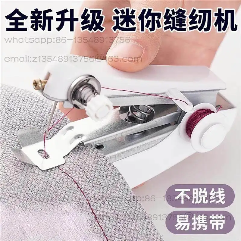 Portable Manual Mini Micro Sewing Machine Household Handheld Clothes Sewing Artifact Small Tailor
Portable Manual Mini Micro Sewing Machine Household Handheld Clothes Sewing Artifact Small Tailor