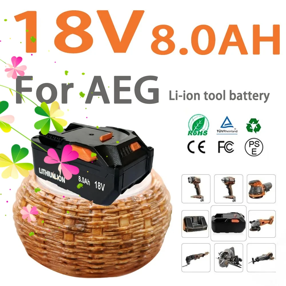 18V R840087 Li-ion Battery for AEG, Cordless Power Tool Replacement Part, L1815R, R840085, L1850R, L1830R Series
18V R840087 Li-ion Battery for AEG, Cordless Power Tool Replacement Part, L1815R, R840085, L1850R, L1830R Series