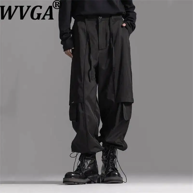 WVGA Spring Autumn New Men's Stylish Versatile Safari Style Cargo Pants Loose Fit Niche Chic Casual Wrinkle-free Trousers W24102
WVGA Spring Autumn New Men's Stylish Versatile Safari Style Cargo Pants Loose Fit Niche Chic Casual Wrinkle-free Trousers W24102