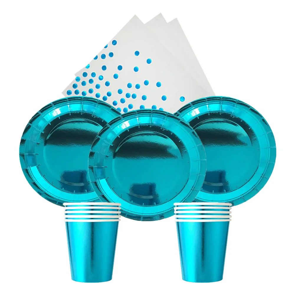 Blue Disposable Tableware Paper Straw Cup Plates Party baby Shower Birthday Supplies Favors Blue Party Carnival Wedding decor
Blue Disposable Tableware Paper Straw Cup Plates Party baby Shower Birthday Supplies Favors Blue Party Carnival Wedding decor