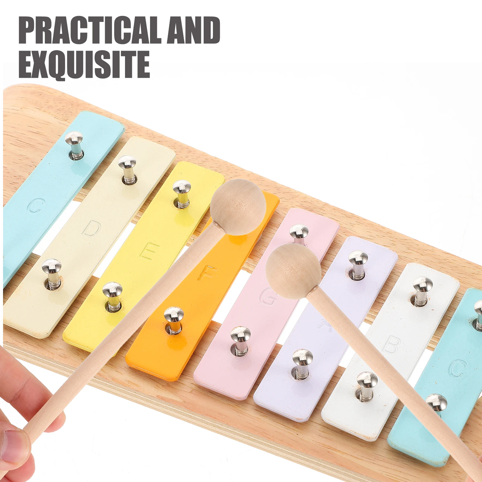 2Pcs Wooden Xylophone Mallets Kids Drumsticks Glockenspiel Sticks Toddler Percussion Hammer ff Teaching Aids Early Education 
2Pcs Wooden Xylophone Mallets Kids Drumsticks Glockenspiel Sticks Toddler Percussion Hammer ff Teaching Aids Early Education