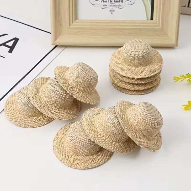 30pcs Beige Fabric Hats DIY Handmade Decoration Imitation Grass Pattern Hats for Theater Wedding Party Decor Miniature Hat Props
30pcs Beige Fabric Hats DIY Handmade Decoration Imitation Grass Pattern Hats for Theater Wedding Party Decor Miniature Hat Props