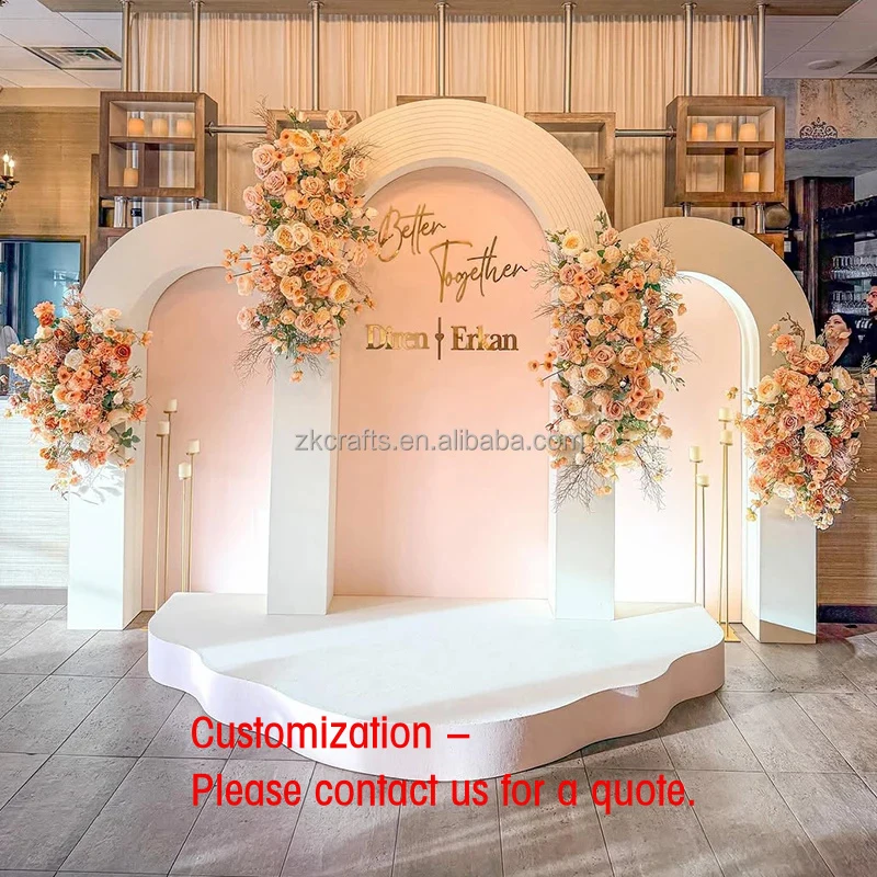 custom.ZKAI Heavy Duty Party Stage Decoration Backdrop Wall Set Custom Wedding Acrylic Arch Backdrop Panel
custom.ZKAI Heavy Duty Party Stage Decoration Backdrop Wall Set Custom Wedding Acrylic Arch Backdrop Panel