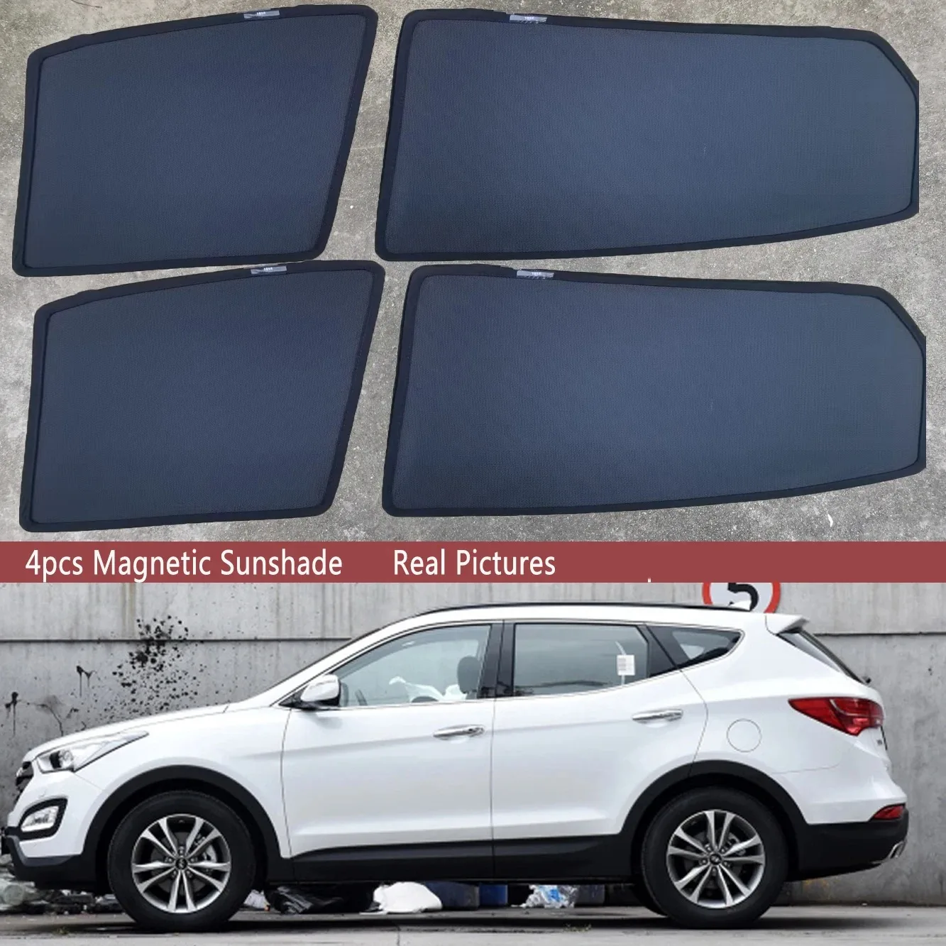 Magnetic Car Sunshade Shield Windshield Frame Curtain Sun Shade For Hyundai Santafe DM 2012 - 2018 Santa Fe IX45 Accessories
Magnetic Car Sunshade Shield Windshield Frame Curtain Sun Shade For Hyundai Santafe DM 2012 - 2018 Santa Fe IX45 Accessories