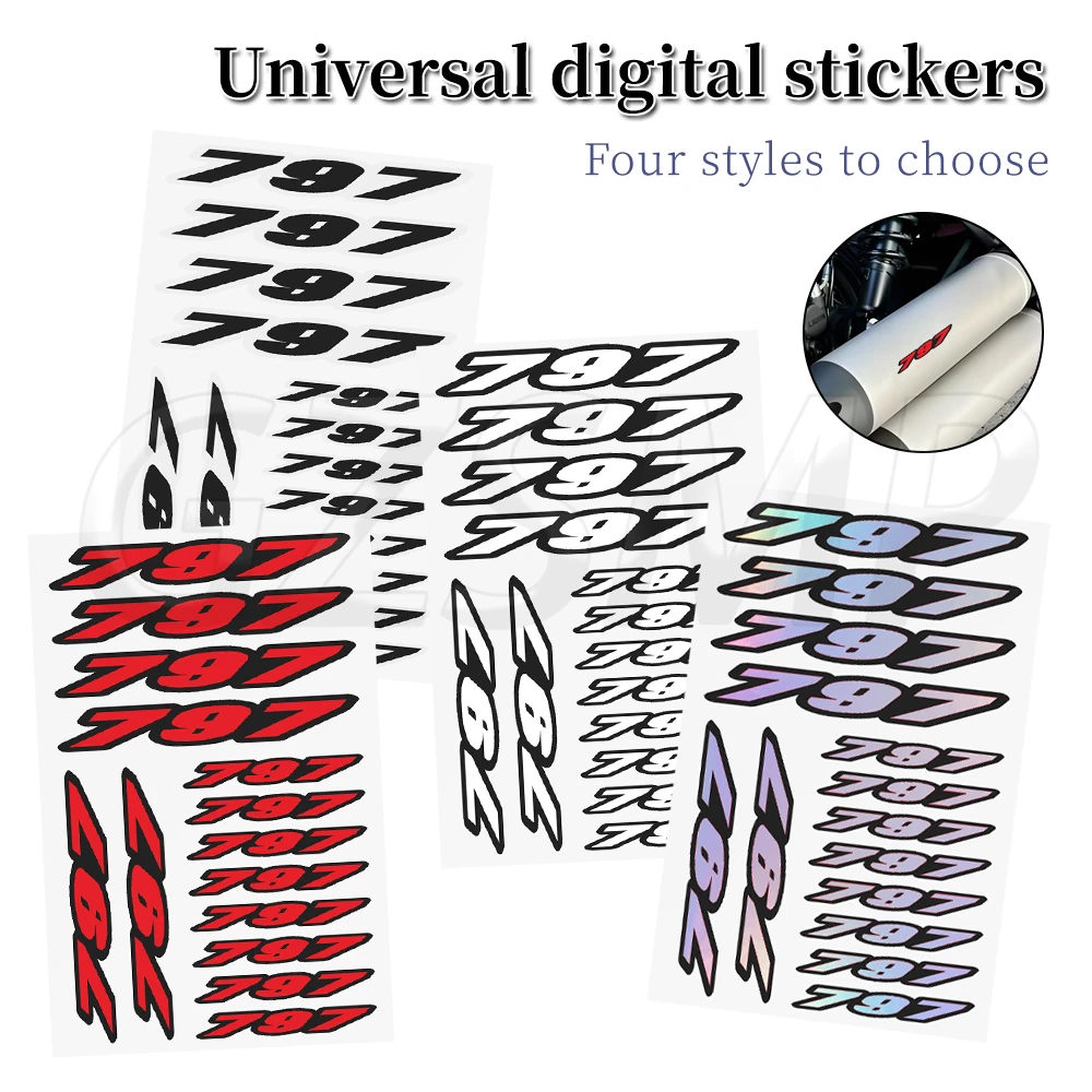 Наклейки-декали универсальные для мотоцикла Monstar 797 Special Edition, номер 797, для кузова и крыльев
Наклейки-декали универсальные для мотоцикла Monstar 797 Special Edition, номер 797, для кузова и крыльев