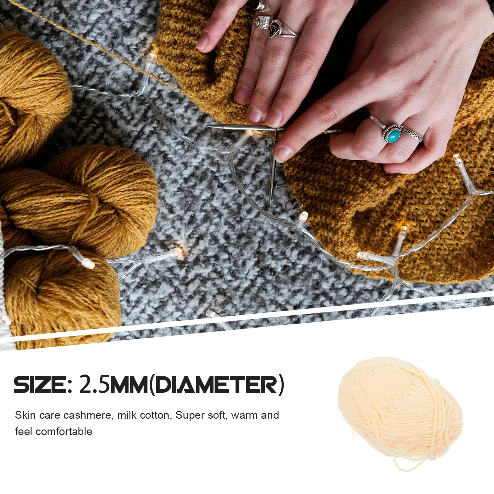 50G Milk Soft Warm Cotton For Knitting Crochet Felting Diy Craft Hat Scarf Shoes (Ivory White) Cotton Yarn For Wool Sweaters
50G Milk Soft Warm Cotton For Knitting Crochet Felting Diy Craft Hat Scarf Shoes (Ivory White) Cotton Yarn For Wool Sweaters