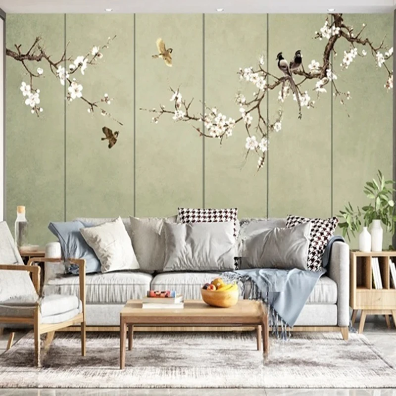 Custom Wallpaper & Wall Murals Chinese Style Flower Bird Hand-Painted Wall Art Background Modern Wall Papers Home Decor
Custom Wallpaper & Wall Murals Chinese Style Flower Bird Hand-Painted Wall Art Background Modern Wall Papers Home Decor