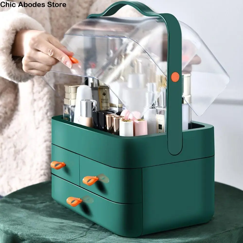 Dustproof Cosmetics Storage Box Transparent Exquisite Desktop Sorting Box with Cover Multi-function Makeup Box Living Room
Dustproof Cosmetics Storage Box Transparent Exquisite Desktop Sorting Box with Cover Multi-function Makeup Box Living Room