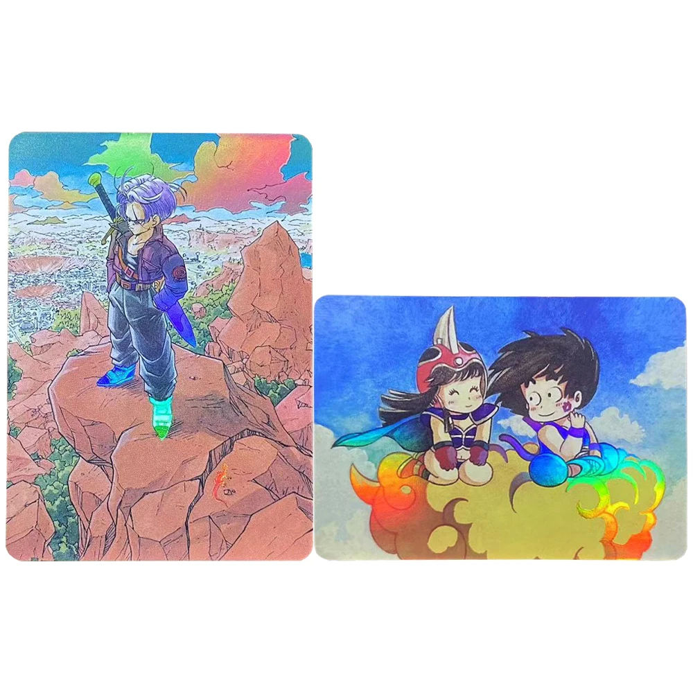 Dragon Ball Flash Card Trunks Goku Chichi Single Card Classic Anime Game Collection Cards Gift Toys
Dragon Ball Flash Card Trunks Goku Chichi Single Card Classic Anime Game Collection Cards Gift Toys