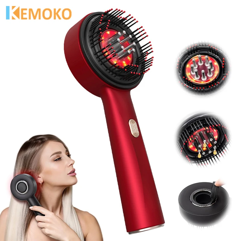 Electric Vibration Massage Comb Red Light Hair Follicle Comb Scalp Oil Liquid USB Waterproof 7 Level Hair Growth Anti Loss Care
Electric Vibration Massage Comb Red Light Hair Follicle Comb Scalp Oil Liquid USB Waterproof 7 Level Hair Growth Anti Loss Care