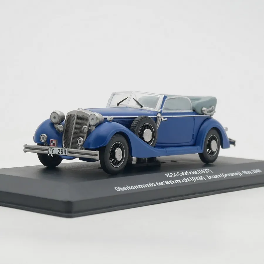 Diecast Ixo 1:43 Scale Horch 853A Cabriolet 1937 Military Vehicle German Command Vehicle Alloy Car Model
Diecast Ixo 1:43 Scale Horch 853A Cabriolet 1937 Military Vehicle German Command Vehicle Alloy Car Model