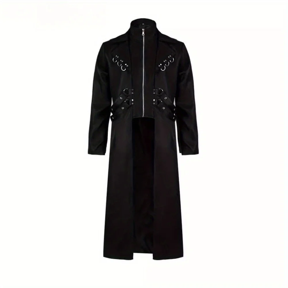 Hot-selling Retro Gothic Style: Medieval Renaissance Punk Jacket, Halloween Long Gown Performance Costume for Men
Hot-selling Retro Gothic Style: Medieval Renaissance Punk Jacket, Halloween Long Gown Performance Costume for Men