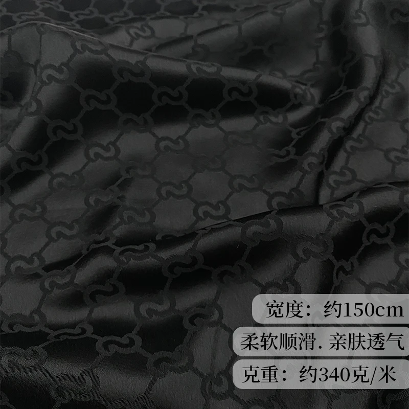 Imported Triacetic Acid Fabric Big-name Black S Jacquard Satin Heavy Dress Suspender Set Designer Fabric
Imported Triacetic Acid Fabric Big-name Black S Jacquard Satin Heavy Dress Suspender Set Designer Fabric
