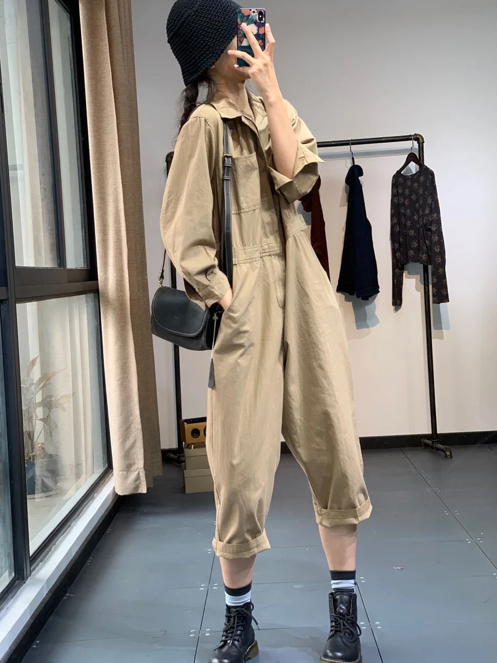 Женские повседневные брюки из хлопка с высокой талией, свободного кроя, в стиле рабочей одежды, винтажные, для офиса, весна-осень, стройнящие
Женские повседневные брюки из хлопка с высокой талией, свободного кроя, в стиле рабочей одежды, винтажные, для офиса, весна-осень, стройнящие