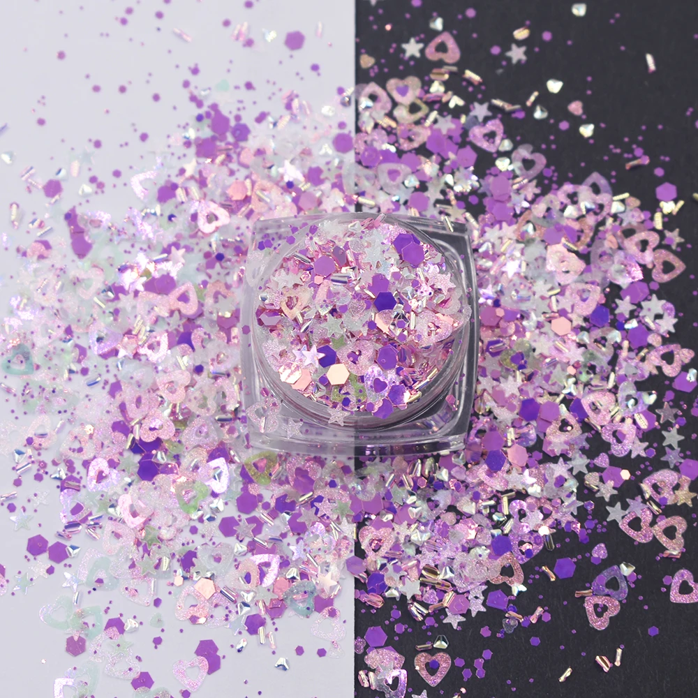 10g/Bag VE 2026 Valentine's Day Glitter Love Heart Flakes Sparkly Glitter for Resin DIY Nail Art Supplies Decoration Accessories
10g/Bag VE 2026 Valentine's Day Glitter Love Heart Flakes Sparkly Glitter for Resin DIY Nail Art Supplies Decoration Accessories