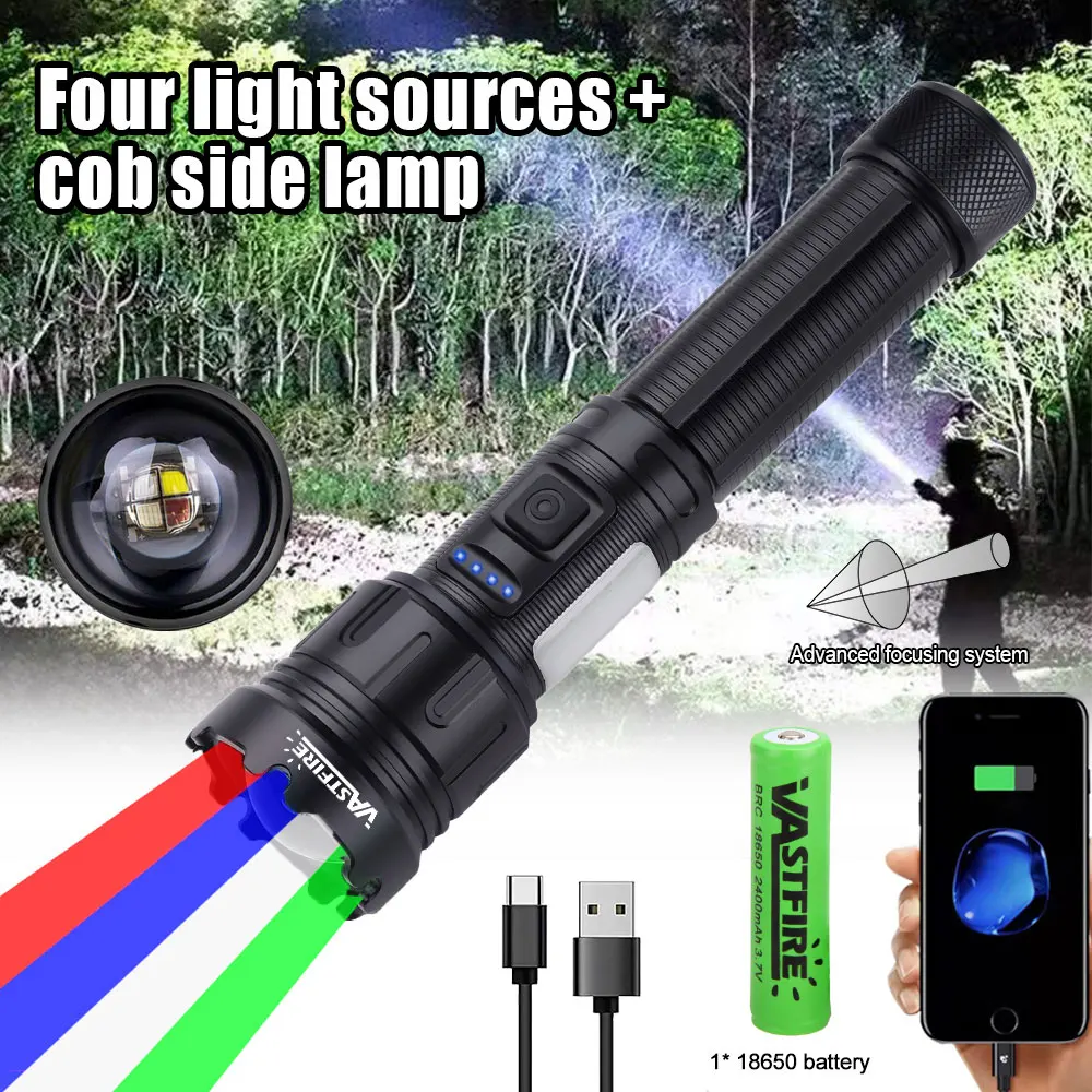 Масштабируемый 4-цветный светильник, белый/красный/зеленый/синий светодиодный фонарик с зарядкой через USB, рыбалка, кемпинг, охота, фотография, селфи, походный фонарь
Масштабируемый 4-цветный светильник, белый/красный/зеленый/синий светодиодный фонарик с зарядкой через USB, рыбалка, кемпинг, охота, фотография, селфи, походный фонарь