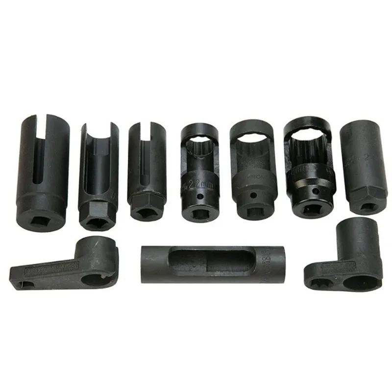 10PCS Drive 1/2 & 3/8 Oxygen Sensor Socket Wrench Disassembly Tools Install Offset Vacuum Sensor Socket Auto Parts
10PCS Drive 1/2 & 3/8 Oxygen Sensor Socket Wrench Disassembly Tools Install Offset Vacuum Sensor Socket Auto Parts