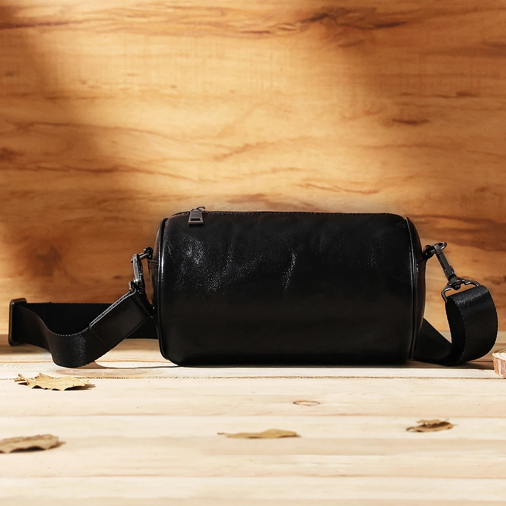 Genuine Men Leather Cylinder Crossbody Bag Cowhide High-end Single Shoulder Bag Trendy Casual Shoulder Bag Leather Bag For Men
Genuine Men Leather Cylinder Crossbody Bag Cowhide High-end Single Shoulder Bag Trendy Casual Shoulder Bag Leather Bag For Men
