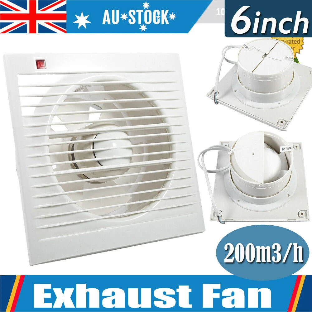 Вытяжной вентилятор 4-6 дюймов из качественного АБС-пластика для ванной, туалета, кухни, окна, настенный монтаж
Вытяжной вентилятор 4-6 дюймов из качественного АБС-пластика для ванной, туалета, кухни, окна, настенный монтаж