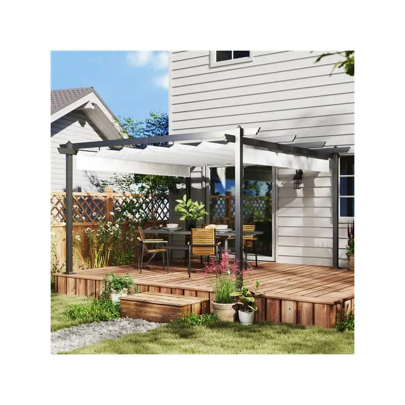 Retractable Pergola Canopy for Outdoor Shade - Adjustable Sun Protection Awning with UV Resistance and Easy Installation
Retractable Pergola Canopy for Outdoor Shade - Adjustable Sun Protection Awning with UV Resistance and Easy Installation