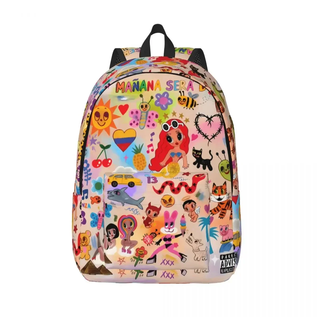 Karol G Manana Backpack Boy Sera BonitoI 3D Soft Backpacks Polyester Fun School Bags Travel Design Rucksack Christmas Gift
Karol G Manana Backpack Boy Sera BonitoI 3D Soft Backpacks Polyester Fun School Bags Travel Design Rucksack Christmas Gift