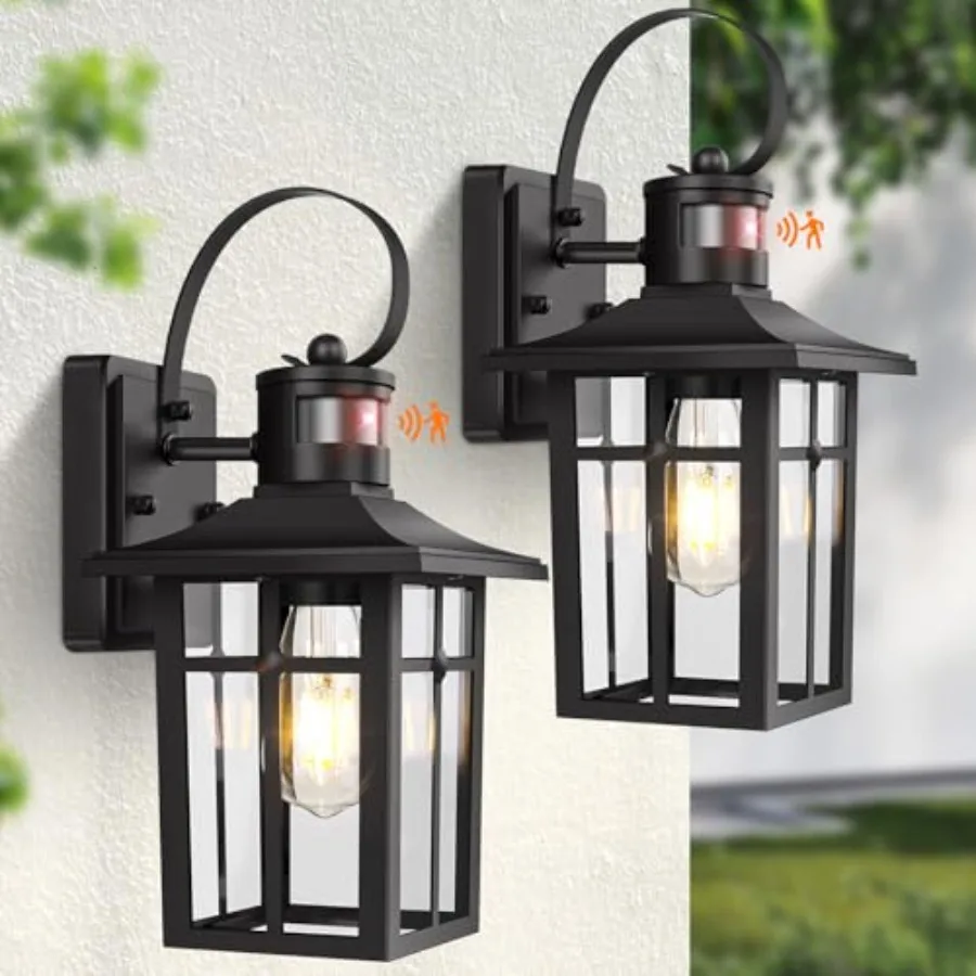 Outdoor Light Fixture Motion Sensor 2-Pack Exterior Motion Sensor Lights Aluminum Outdoor Garage Lights Motion Sensor ETL Liste
Outdoor Light Fixture Motion Sensor 2-Pack Exterior Motion Sensor Lights Aluminum Outdoor Garage Lights Motion Sensor ETL Liste