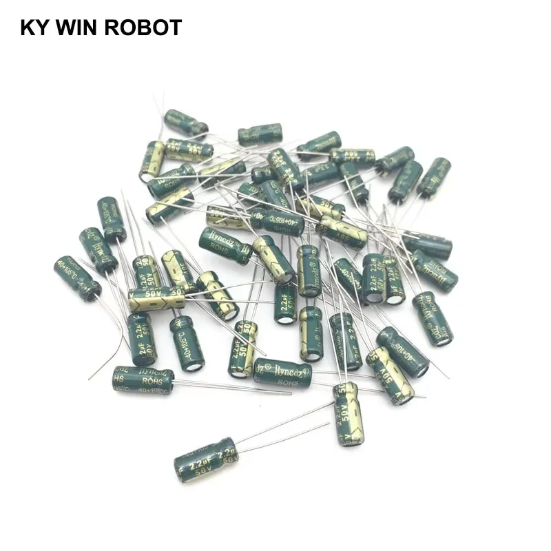 50pcs/lot 2.2UF 50V 2.2mf 105C 5X11mm Aluminum Electrolytic Capacitor 50V2.2UF radial lead 50pcs
50pcs/lot 2.2UF 50V 2.2mf 105C 5X11mm Aluminum Electrolytic Capacitor 50V2.2UF radial lead 50pcs