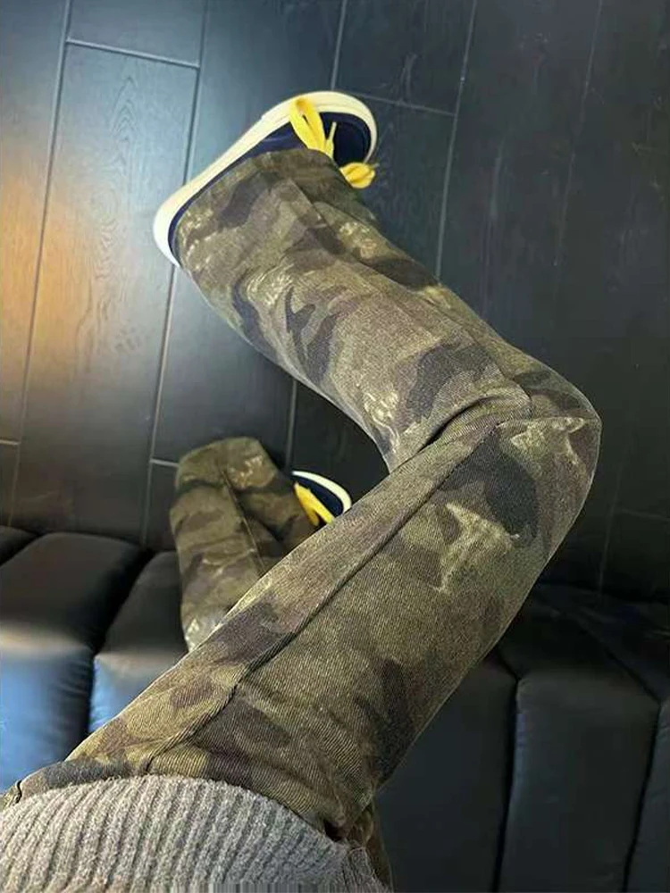 American High Street Camouflage Fce Lined Straight Leg Thi Winter Jeans mid Waist Zipper Closure Vintage Sle Men's Tro...
American High Street Camouflage Fce Lined Straight Leg Thi Winter Jeans mid Waist Zipper Closure Vintage Sle Men's Tro...