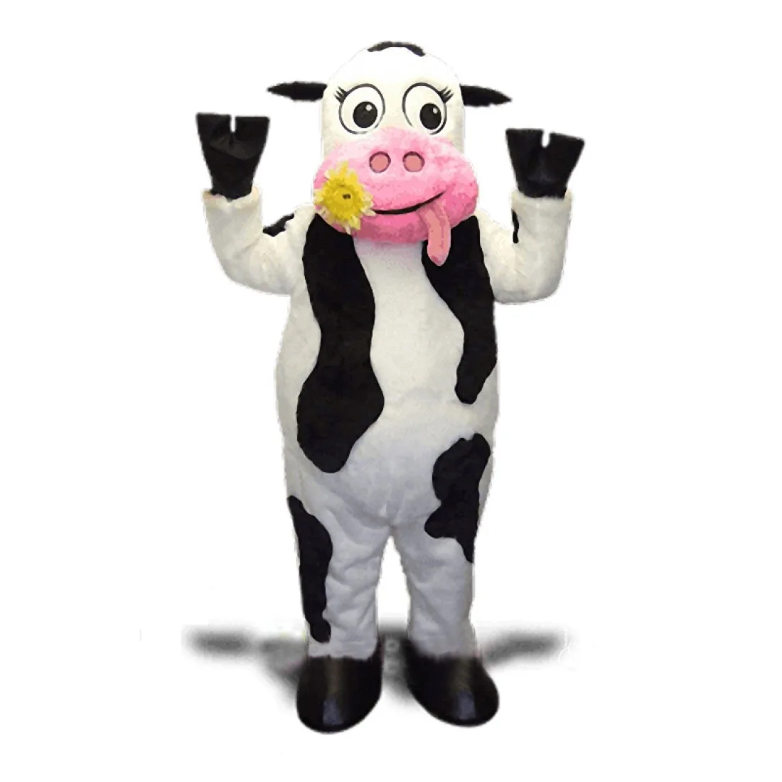 Pretty Cow Mascot Costume Factory Handmade Calf Cow Theme Cartoon Anime Cosplay Fancy Dress Kits for Holiday Carnival Party
Pretty Cow Mascot Costume Factory Handmade Calf Cow Theme Cartoon Anime Cosplay Fancy Dress Kits for Holiday Carnival Party