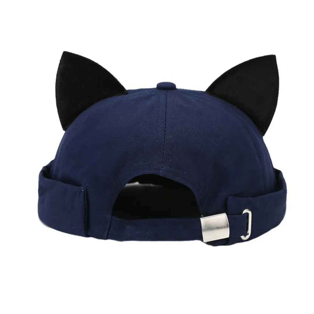 Hip Hop Leopard Print Cat Ears Brimless Hat Rolled Cuff Adjustable Cat-eared Hat Solid Color Retro Skullcap Unisex
Hip Hop Leopard Print Cat Ears Brimless Hat Rolled Cuff Adjustable Cat-eared Hat Solid Color Retro Skullcap Unisex